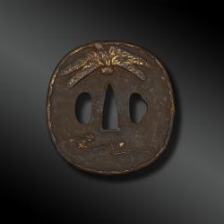 TSUBA Shin No Maru Gata - Japon - Période Edo (1603-1868)