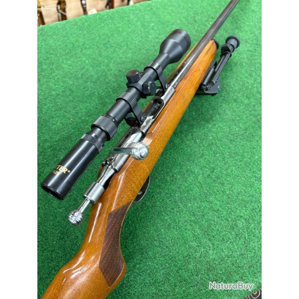CARABINE MANU-ARM MONOCOUP 22LR LUNETTE SILENCIEUX BI-PIED