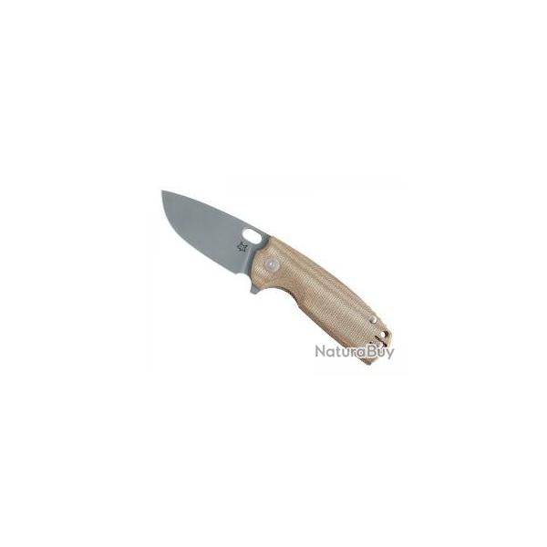 Couteau Fox CORE  lame  trou acier ELMAX finition  stonewashed  +tui