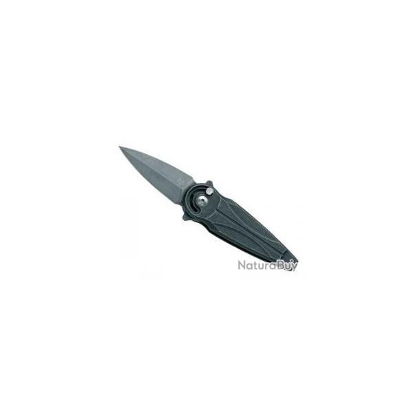 Couteau Fox SATURN lame style dague mono-tranchant acier N690Co Finition  stonewashed 