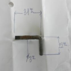 pièce détachée gâchette d' arme ancienne