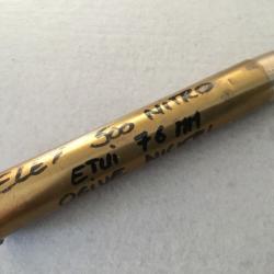 Cartouche de collection ELEY 500 NITRO ÉTUI DE 76mm Ogive cupronickel
