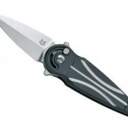 Couteau Fox SATURN lame style dague mono-tranchant acier M390 Bohler satiné