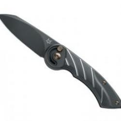 Couteau Fox RADIUS lame acier M390 Bohler revêtement PVD noir. +coffret et pochette