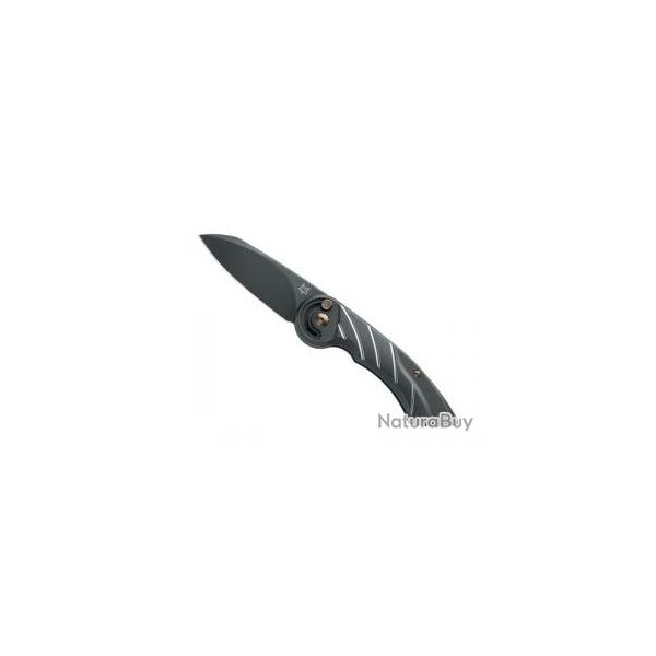 Couteau Fox RADIUS lame acier M390 Bohler revtement PVD noir. +coffret et pochette