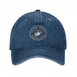 Casquette USMC Marine Corps - Navy / Adjustable