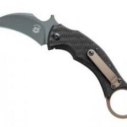 Couteau Karambit BLACK BIRD lame acier ELMAX  revêtement PVD noir