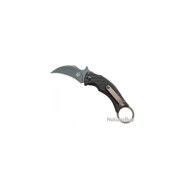 Couteau Karambit BLACK BIRD lame acier ELMAX  revtement PVD noir