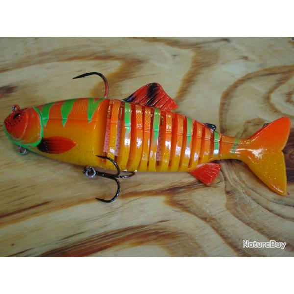 COLORIS EXCLUSIF !! REPLICANT JOINTED 23CM 150GR - ATOMIC PERCH