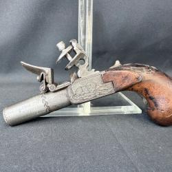 MAGNIFIQUE PISTOLET DE POCHE À SILEX