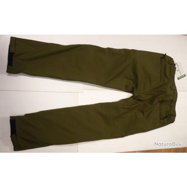 Pantalon pagneul softshell olive de chez Lovergreen