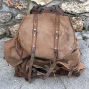 Sac à Dos Ancien Lafuma En Toile – Vintage, Bon état