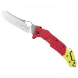 Couteau Fox  A.L.S.R. 2 RESCUE  lame semi-dentée acier N690Co à trou +étui