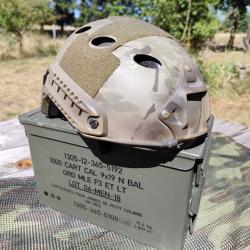 Casque FAST multicam foncé