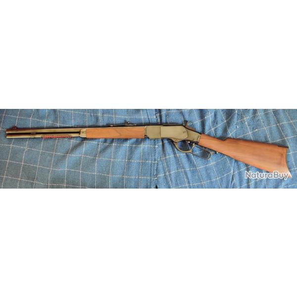 WINCHESTER 1873 SHORT RIFLE Cal.44-40 AVEC 6 boites de munitions - COMME NEUVE