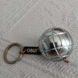 Porte-clés pétanque mètre obus
