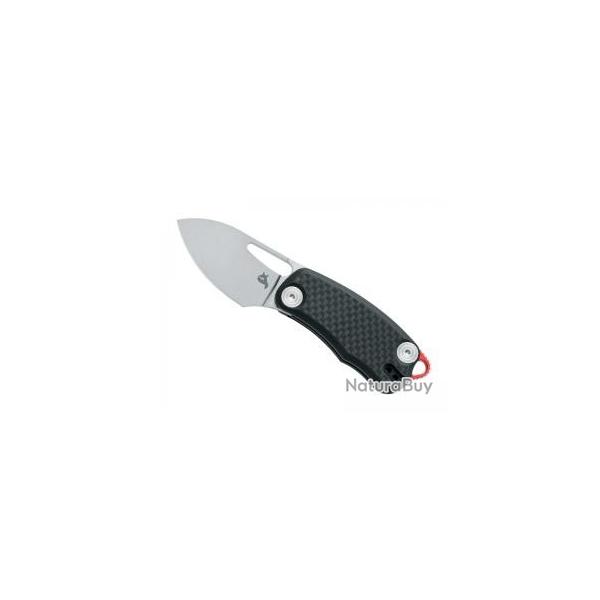 Couteau BlackFox NIX lame  trou acier D2 satine  cran intrieur