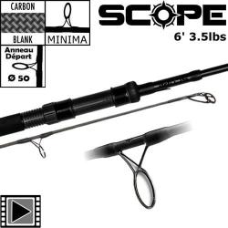 Canne Nash Scope 6' 3.5lbs Full Black Duplon