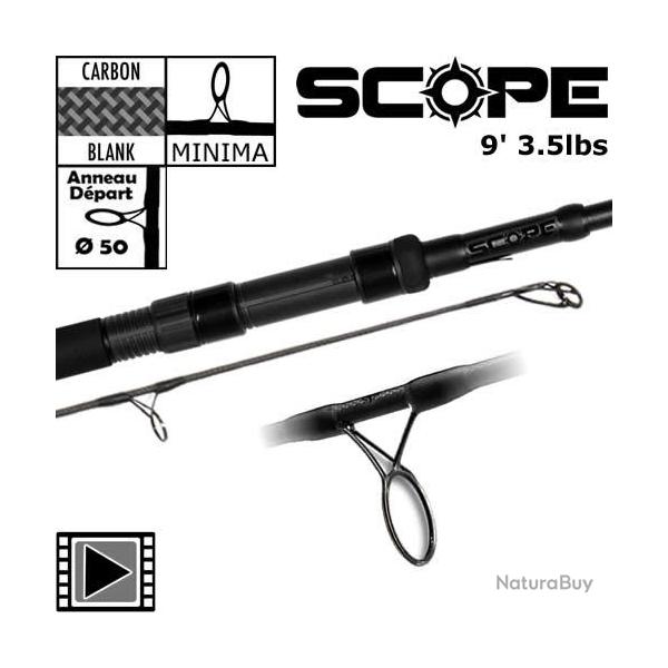 Canne Nash Scope 9' 3.5lbs Full Black Duplon