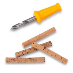 Forêt à Tiger Anaconda Bait Drill Kit & Cork Sticks 6mm