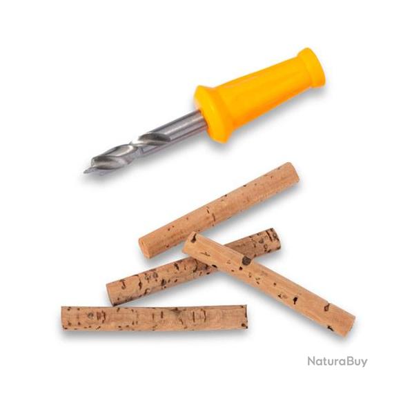 Fort  Tiger Anaconda Bait Drill Kit & Cork Sticks 6mm