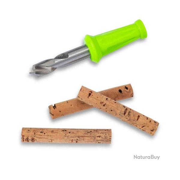 Fort  Tiger Anaconda Bait Drill Kit & Cork Sticks 8mm