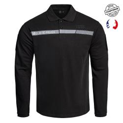 Polo Manches Longues Sécurité Privée Secu one