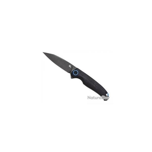 Couteau BlackFox ARGUS lame Clip Point acier D2 finition  blackwash 