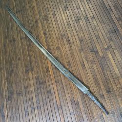 LAME DE SABRE XlX éme SOLINGEN SOIE GRAVÉE NWB ET LAME POINÇON DE L'ÉCUREUIL