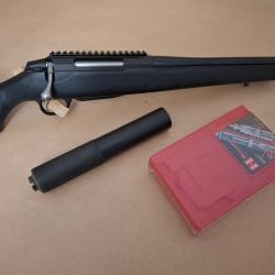 Carabine Tikka T3 cal 338 Federal + Moderateur de son + JO Hornady