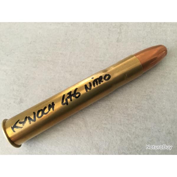 Superbe cartouche de collection KYNOCH 476 NITRO OGIVE BLINDE