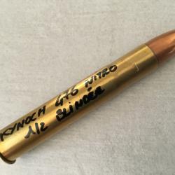 Superbe cartouche de collection KYNOCH 476 NITRO OGIVE DEMI BLINDÉE