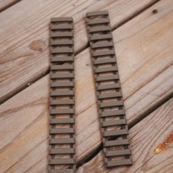 2 couvres rail Tan