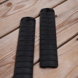 2 couvres rail noir