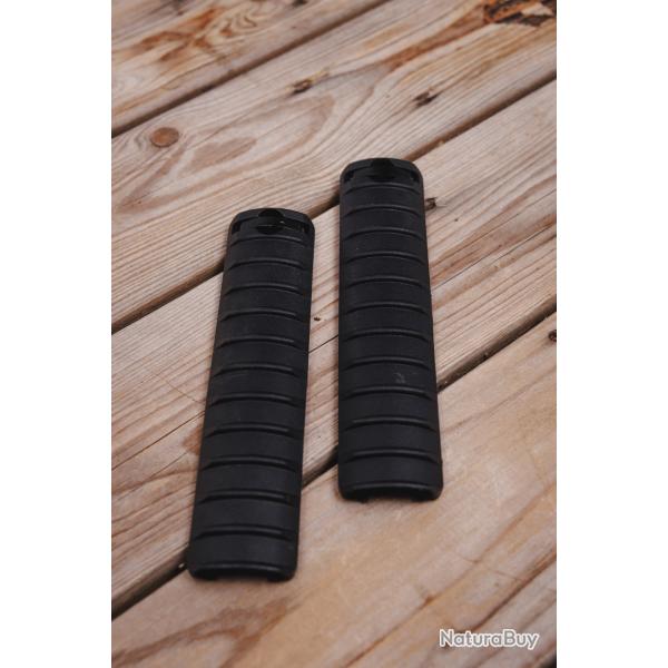 2 couvres rail noir
