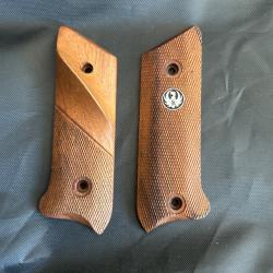 Paire de plaquettes en bois pour Ruger MK1 Target