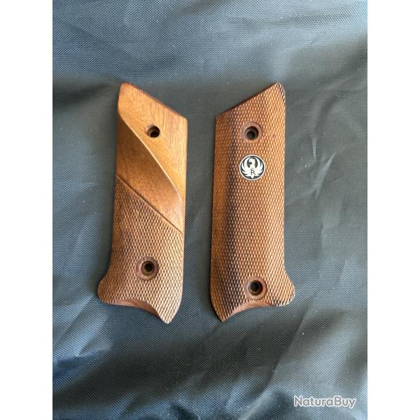 Paire de plaquettes en bois pour Ruger MK1 Target
