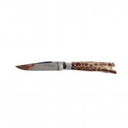 Couteau pliant Thiers Alpin rouge bordeaux