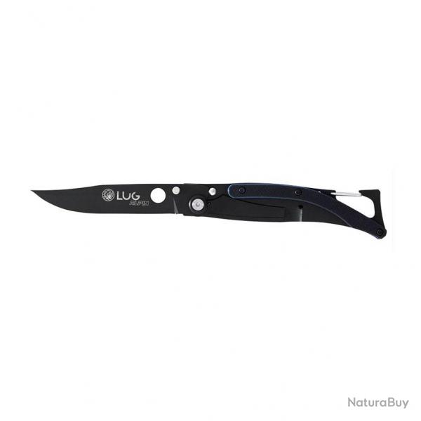 Couteau pliant Lug Alpin Noir et Bleu