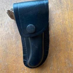 ETUIS   CUIR  COUTEAU LAGUIOLE  DE CHASSE  10 5 cm POUR PORT A LA CEINTURE  2025 1