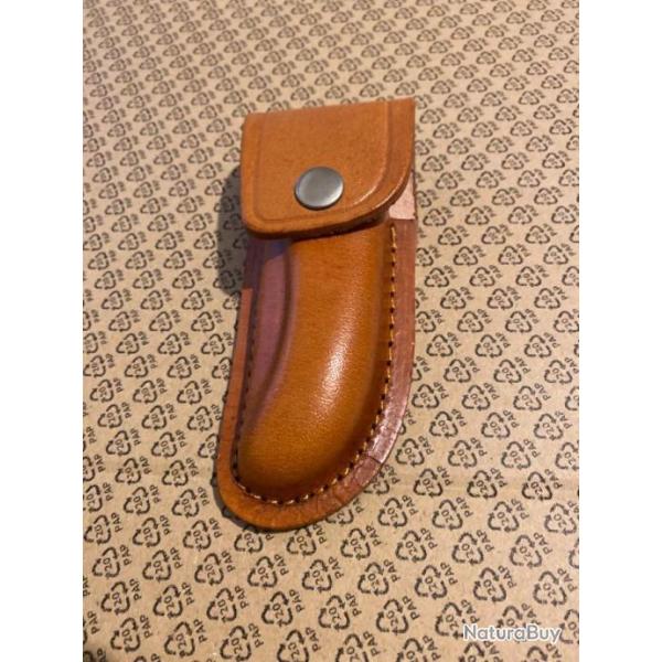 * ETUI  CUIR LAGUIOLE  DE CHASSE  11.5 CM POUR PORT A LA CEINTURE 2025   3