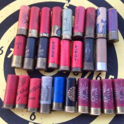 Cartouches de chasse anciennes pour collection en cal12.