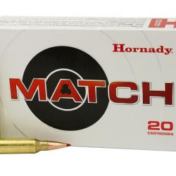 Cartouches HORNADY ELD MATCH - Cal: 300Win Mag - 195grs - boite de 20