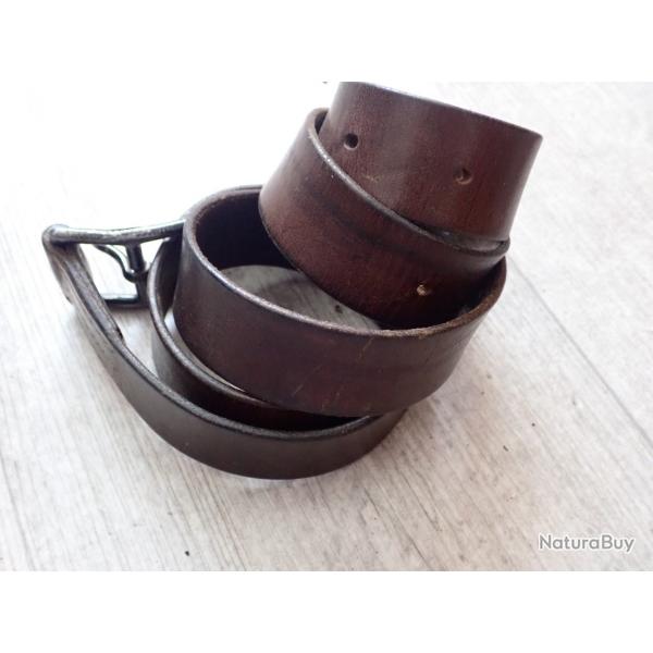 1945 Ceinturon, ceinture pour tui pistolet Suisse / porte fourreau baionnette Rubin Schmidt.