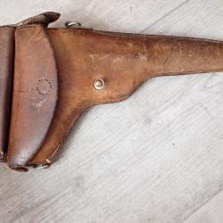1916 : Holster, étui pour pistolet parabellum Suisse 00/06 ou 06