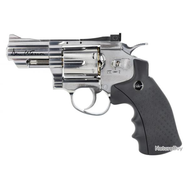 Revolver Dan Wesson 2.5" Silver 4.5mm Plombs CO2 ASG