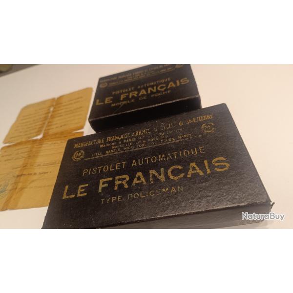 Lot botes pistolet le francais + Manhurin Walther PP