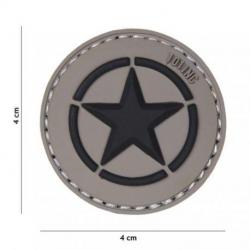 Patch 3D PVC "Star" (101 Inc) Gris