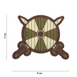 Patch 3D PVC Viking Shield & Sword (101 Inc) OD