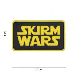 Patch 3D PVC Skirm Wars (101 Inc) Jaune